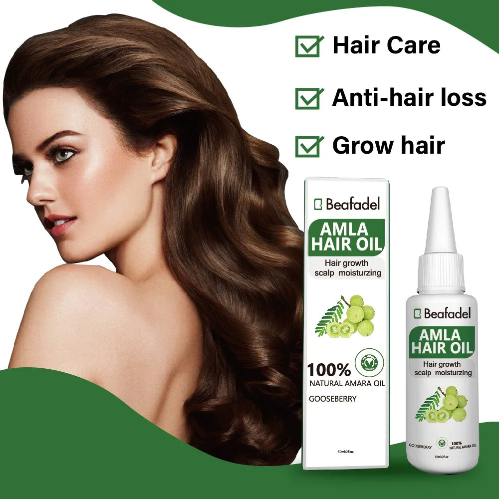 Ayurvedic Original India Adivasi Amla Hair Oil  Anti Hair Loss Scalp Treatment Damaged Hair Repair Growing 50ml