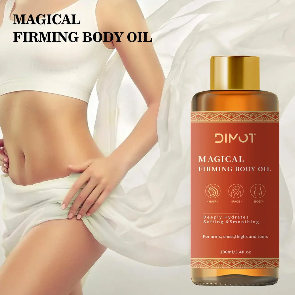 Elasticity-Boosting Miracle Body Oil Restores Skin Firmness & Smoothness Through Nourishing Massage for Tightened, Youthful Glow