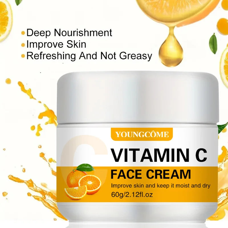 Vitamin C Facial Essence Contains Hyaluronic Acid Dark Spot Remover Moisturizing Repair Anti-aging Essence Facial Skin Care 30ml