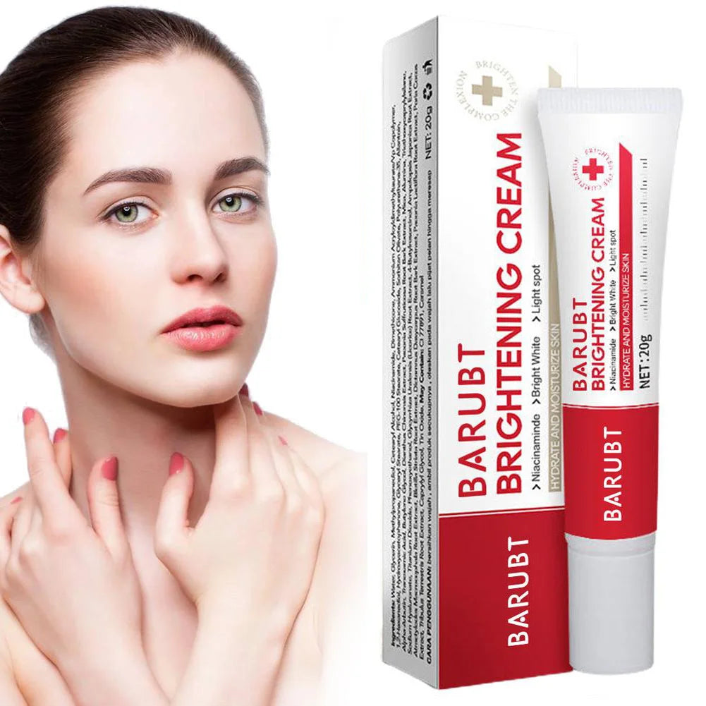 20g Skin Brightening Cream Spot Care Whitening Freckle Face Cream Smooth Hydrating Face Moisturizer For Glowing Skin Evenness