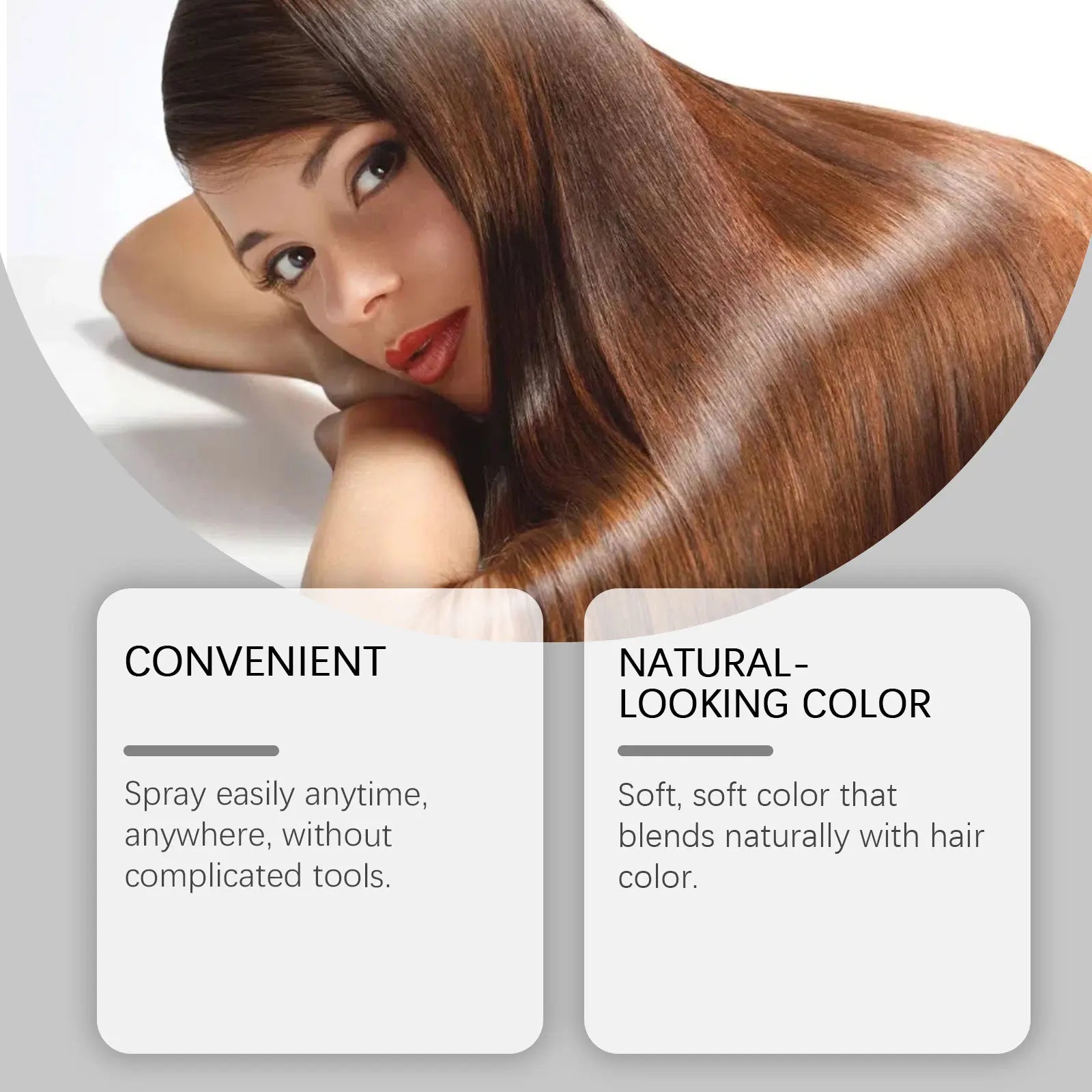 Disposable Temporary Hair Coloring Spray White Gray Hair Covering Lasting Scalp Concealer Hairline Dye Thinning Hairs Solution
