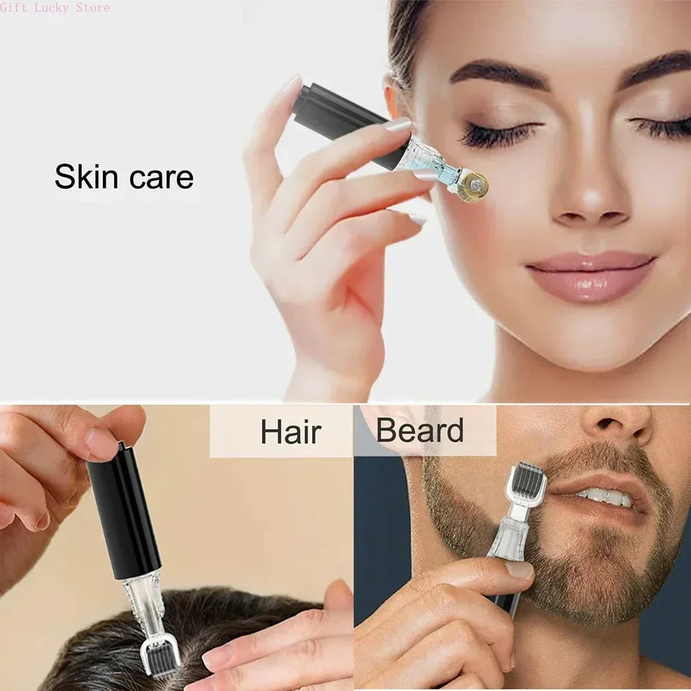 New Titanium Needle Roller,Lip Roller,Derma Roller,Beard Growth Roller,Beard Hair Growth Roller,Beard Treatment & Serum Applicat