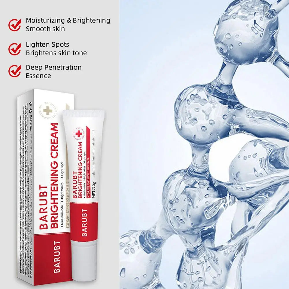 20g Skin Brightening Cream Spot Care Whitening Freckle Face Cream Smooth Hydrating Face Moisturizer For Glowing Skin Evenness