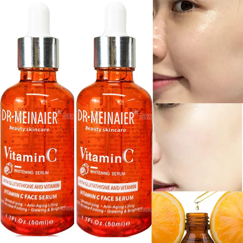 2pcs*50ml Private Label Essence Custom Bulk Anti-Aging Repair Essences Powerful Hyaluronic Acid Face Skin Care Product VC Makeup