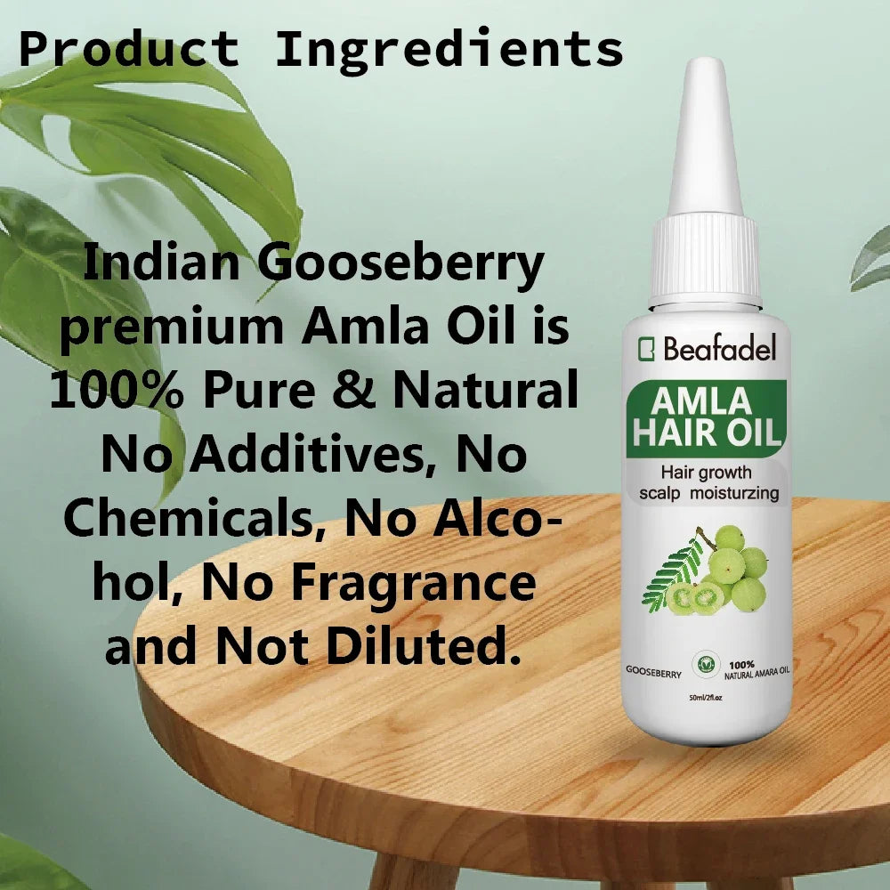 Ayurvedic Original India Adivasi Amla Hair Oil  Anti Hair Loss Scalp Treatment Damaged Hair Repair Growing 50ml