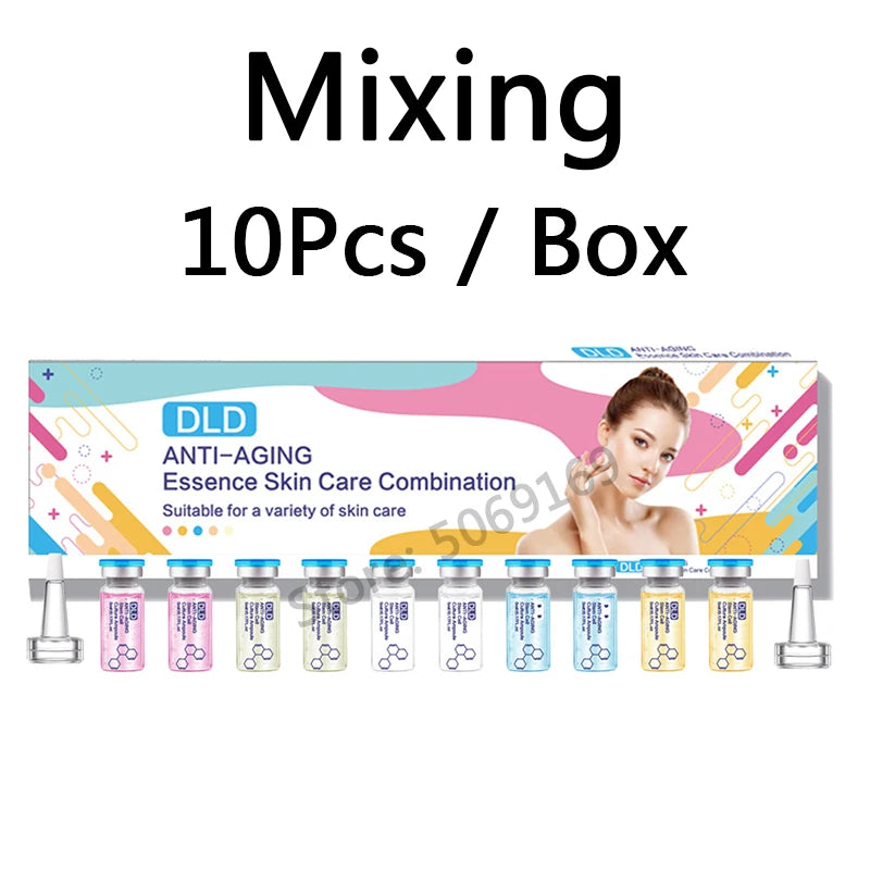 Korea 5ml Hyaluronic acid Serum Ampoule Starter Kit Vitamin C Brightening Moisturizing Fine Lines Facial Skin Care Beauty