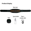 Abs Stimulator Abdominal Toning Belt EMS Muscle Stimulator Muscle Toner Training Workout Fitness Equipment Home Gym USB Charge