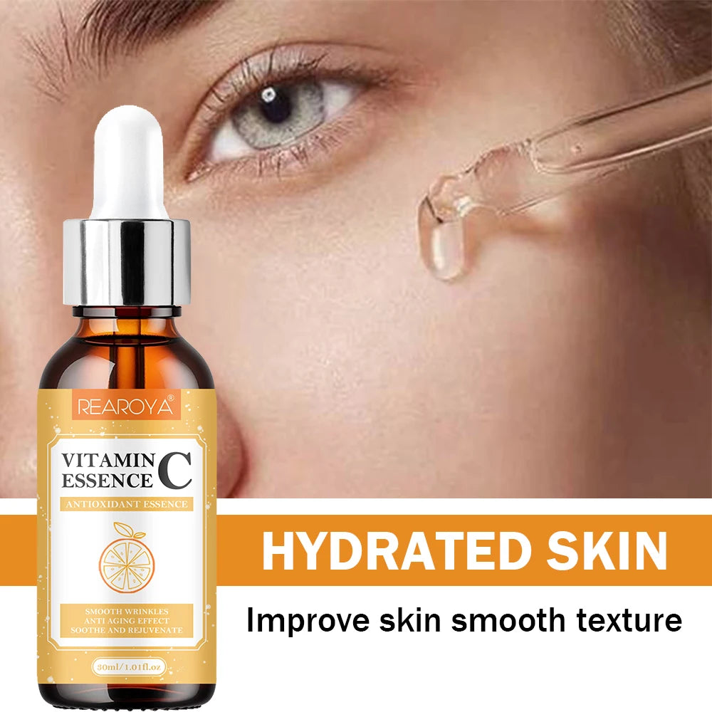 Vitamin C Facial Antioxidant Essence Moisturizing Nourish Repair Lifting Firming Smooth Wrinkles Anti-aging Facial Skin Care