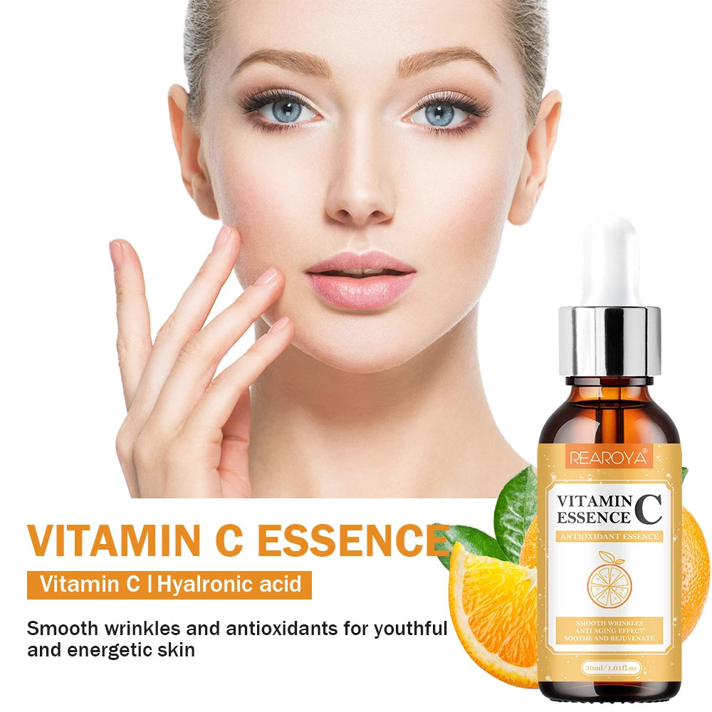 Vitamin C Facial Antioxidant Essence Moisturizing Nourish Repair Lifting Firming Smooth Wrinkles Anti-aging Facial Skin Care
