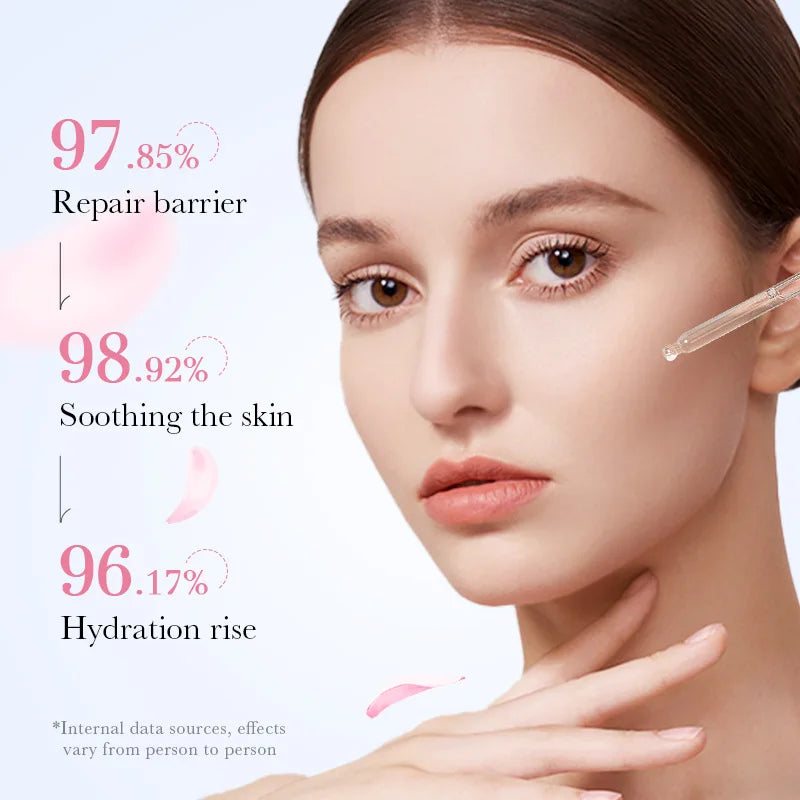 Centella Sakura Collagen Vitamin C Hyaluronic Acid Facial Serum Face Skin Care Moisturizing Firming Hydrating Facial Essence