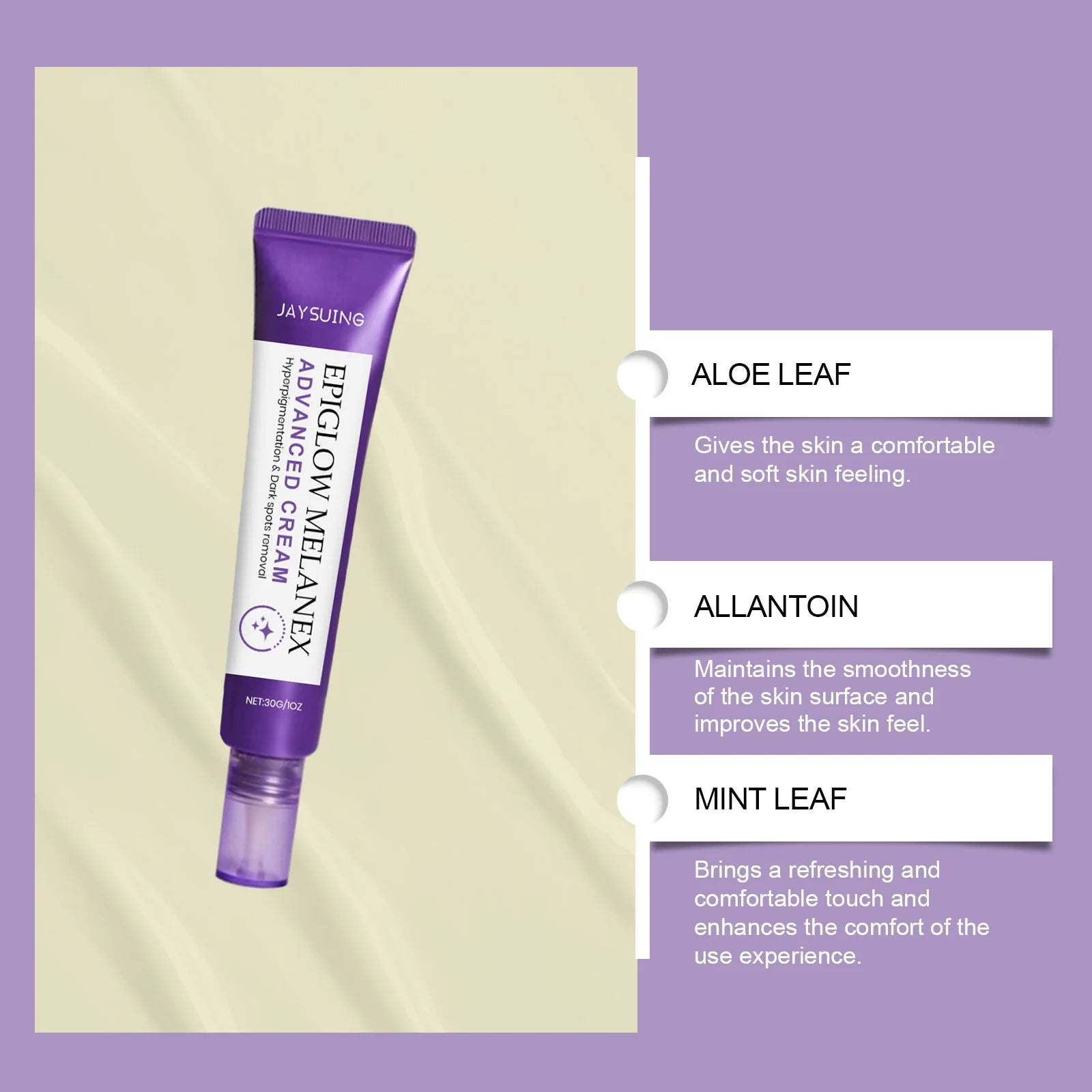 Removing Spots Cream Anti-Aging Lighten Melasma Melanin Pigmentation Moisturize Brighten Even out Skin Anti-Freckle Face Cream