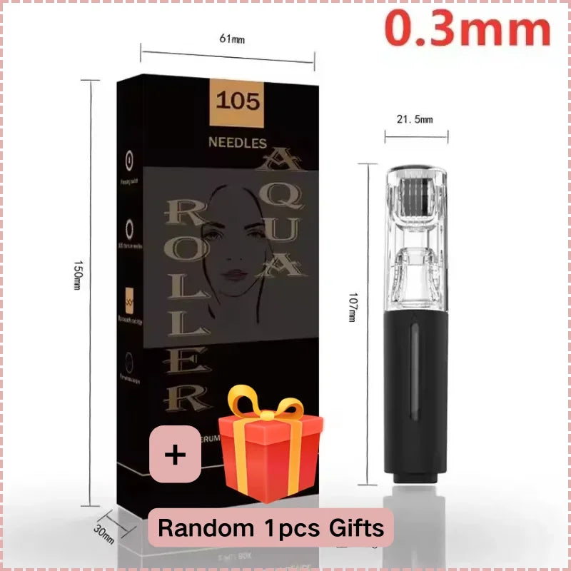 New Titanium Needle Roller,Lip Roller,Derma Roller,Beard Growth Roller,Beard Hair Growth Roller,Beard Treatment & Serum Applicat