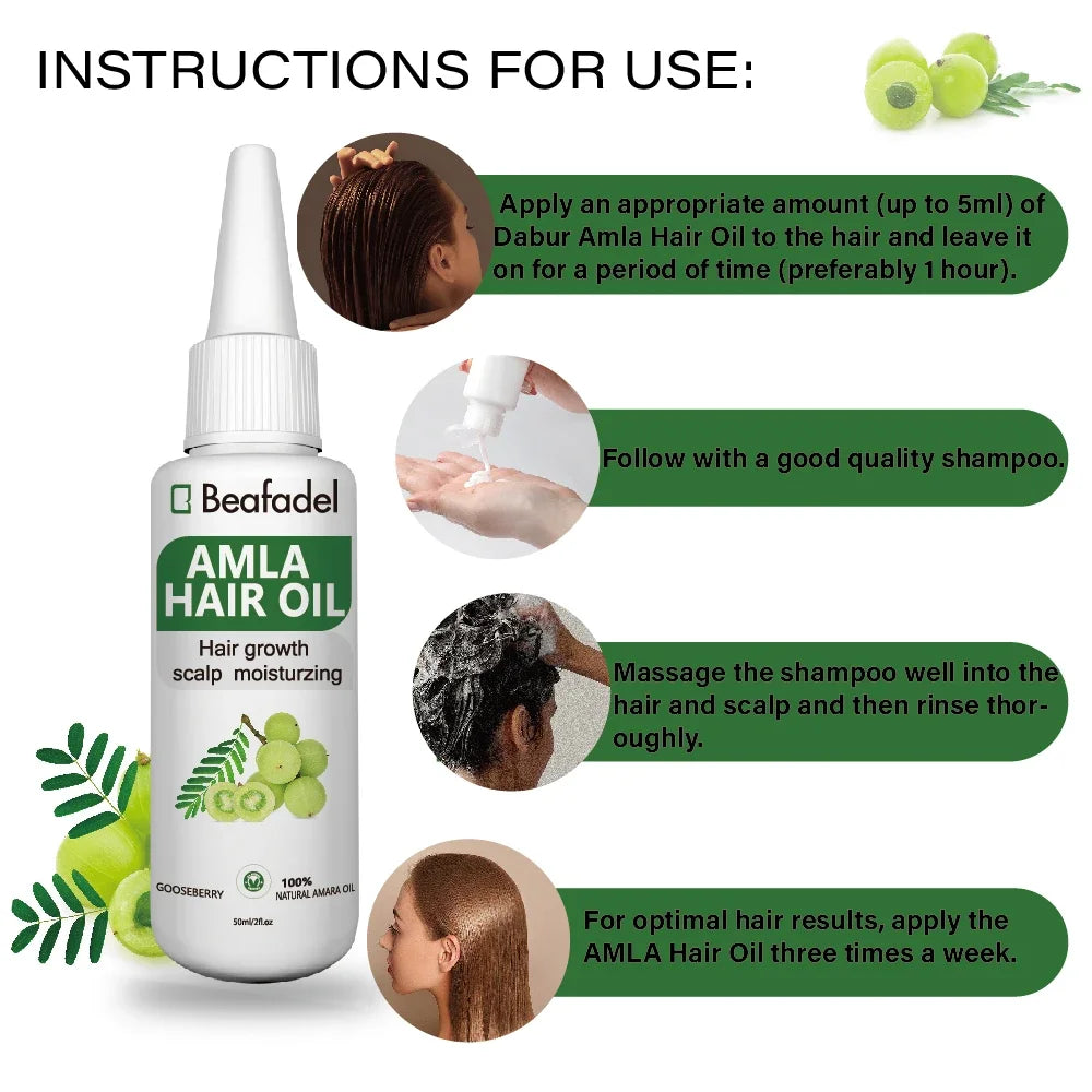Ayurvedic Original India Adivasi Amla Hair Oil  Anti Hair Loss Scalp Treatment Damaged Hair Repair Growing 50ml