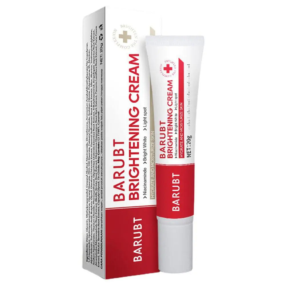 20g Skin Brightening Cream Spot Care Whitening Freckle Face Cream Smooth Hydrating Face Moisturizer For Glowing Skin Evenness